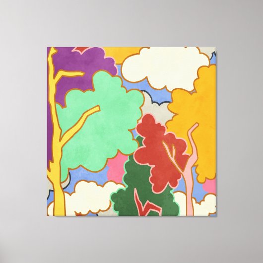 Bewolkte dromen canvas afdruk (Voorkant)