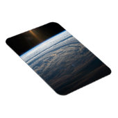 Bewolkte formaties in de Zuid-Indische Oceaan. Magneet (Rechterzijde)