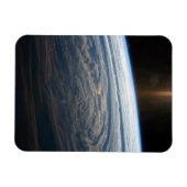 Bewolkte formaties in de Zuid-Indische Oceaan. Magneet (Horizontaal)