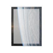 Bewolkte formaties in de Zuid-Indische Oceaan. Notitieblok (Gedraaid)