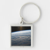 Bewolkte formaties in de Zuid-Indische Oceaan. Sleutelhanger (Voorkant)