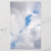 Bewolkte hemel flyer (Achterkant)