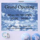 Bewolkte hemel flyer (Enkel)