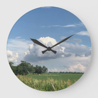 Bewolkte Lucht Grote Klok