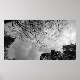 bewolkte lucht, poster