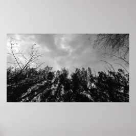 bewolkte lucht, poster