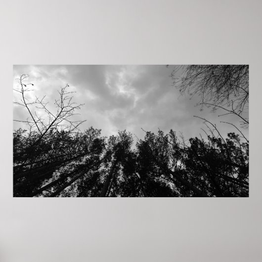 bewolkte lucht, poster (Voorkant)