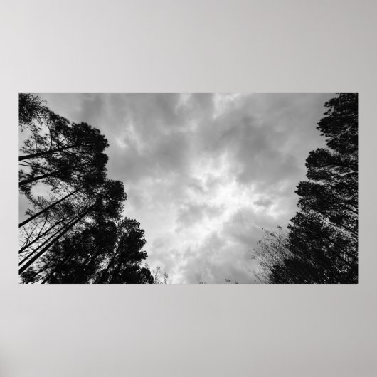 bewolkte lucht, poster (Voorkant)