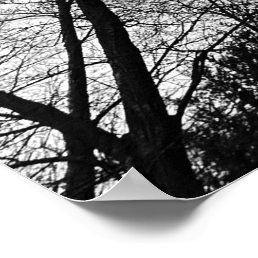 bewolkte lucht, poster (Hoek)