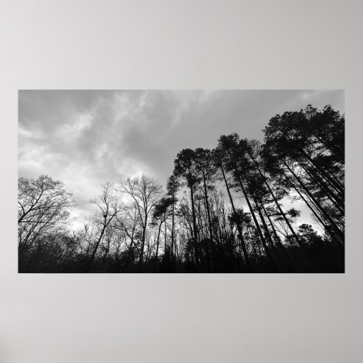 bewolkte lucht, poster (Voorkant)