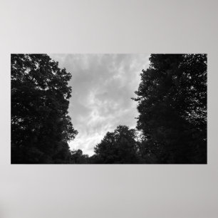bewolkte lucht, poster