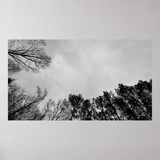 bewolkte lucht, poster (Voorkant)