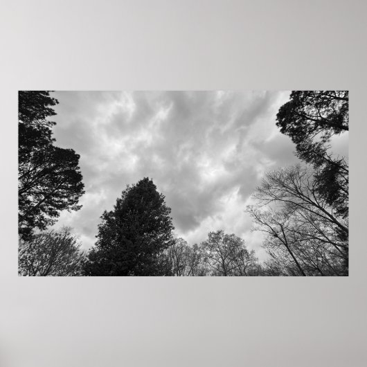 bewolkte lucht, poster (Voorkant)