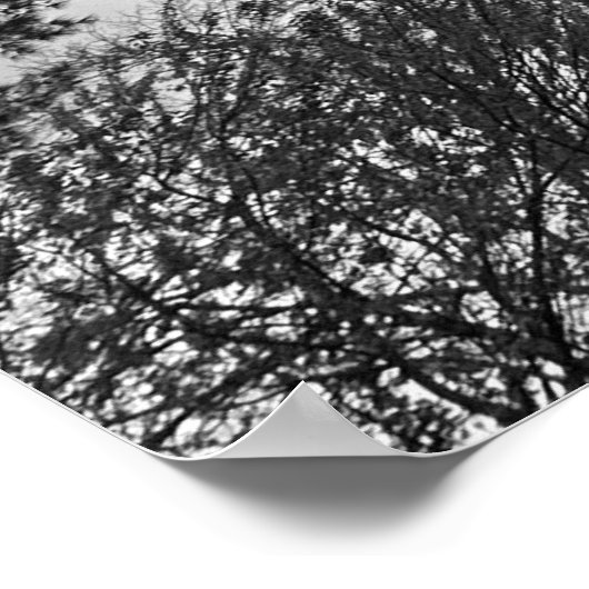 bewolkte lucht, poster (Hoek)