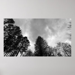 bewolkte lucht, poster