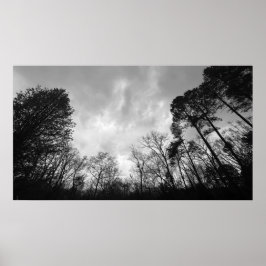 bewolkte lucht, poster