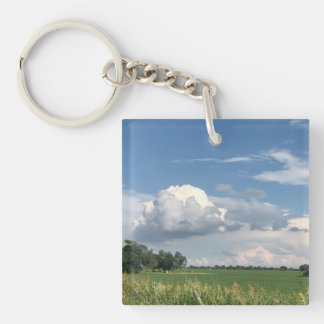 Bewolkte Lucht Sleutelhanger