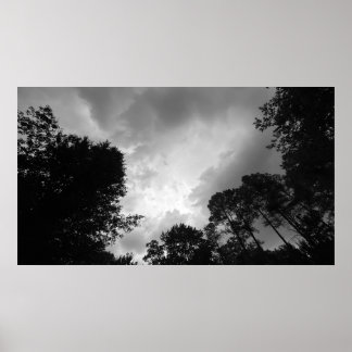 Bewolkte luchten, Poster