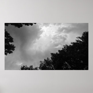 Bewolkte luchten, Poster