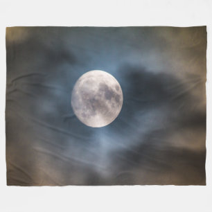 BEWOLKTE MAAN FLEECE DEKEN