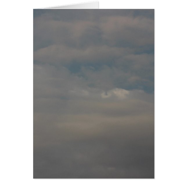 bewolkte zonsondergang (Voorkant)