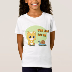 Bewonderbare dierenvrienden: je kunt het! t-shirt
