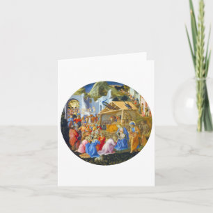 BEWONDERING VAN MAGI FEESTDAGEN KAART