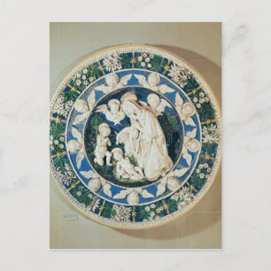 Bewondering van Virgin met St. John Briefkaart