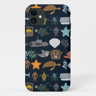 Bewoners van de Oceaan Patroon 1 iPhone 11 Hoesje