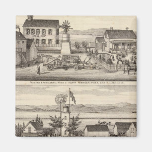 Bewoners van Mininger, Dennis en Hauschildt Magneet