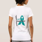 Bewust 1 Interstitiële cystitis T-shirt (Achterkant)