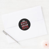 Bewust om beter te zijn dan vroeger ronde sticker (Envelop)