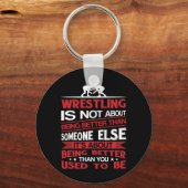 Bewust om beter te zijn dan vroeger sleutelhanger (Voorkant)