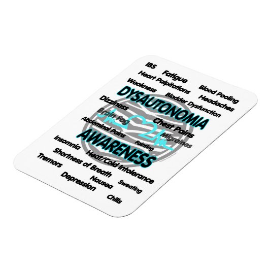 Bewust/Symptomen.. Dysautonomie Magneet (Linkerzijde)