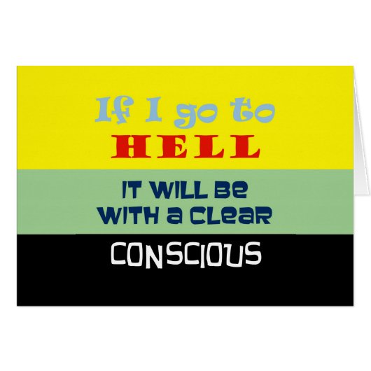 Bewuste Hel - Kaart (Voorkant Horizontaal)