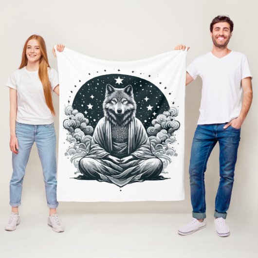 Bewuste Wolf Fleece Deken (In situ)