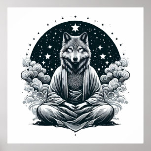 Bewuste Wolf Poster