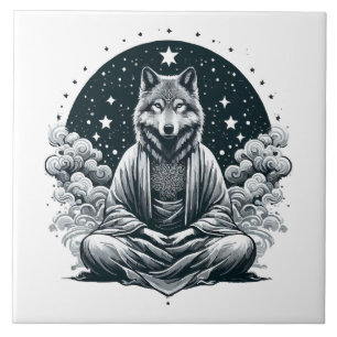 Bewuste Wolf Tegeltje