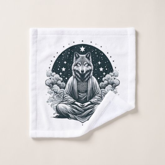 Bewuste Wolf Washandje (Wasdoekje)
