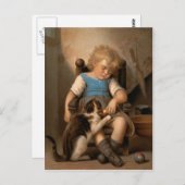 bewusteloze slaper briefkaart (Voorkant / Achterkant)