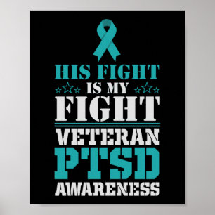 Bewustheid Zijn strijd is mijn strijd tegen PTSD B Poster