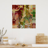 Bewustmakende inspanning, detail 7a, SPARKLE-Galer Poster (Keuken)