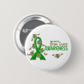 Bewustmaking 6 Traumatische hersenbeschadiging Ronde Button 5,7 Cm (Voorkant /achterkant)