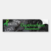 "Bewustmaking" Gastroschisis Bumpersticker (Voorkant)