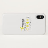 Bewustmaking kinderkanker ontmoet mijn heldengevec Case-Mate iPhone case (Achterkant (horizontaal))