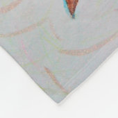 Bewustmaking kinderkanker Ribbon Angel Blanket Fleece Deken (Hoek)