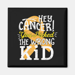 Bewustmaking kinderkanker Survivor Wrong Kind Sup Magneet