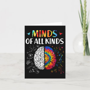 Bewustmaking van alle soorten neurodiversiteit kaart