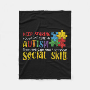Bewustmaking van autisme - Bewustzijnd Autistisch Fleece Deken