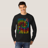 Bewustmaking van autisme is een soort puzzle Ameri T-shirt (Voorkant volledig)